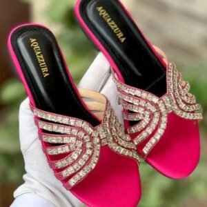 Fancy Bed Heel Slippers
